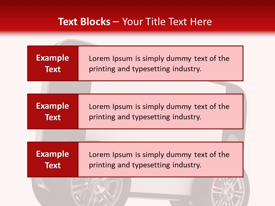 Delivery Tablet Blank PowerPoint Template