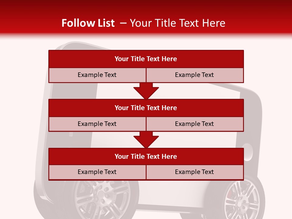 Delivery Tablet Blank PowerPoint Template