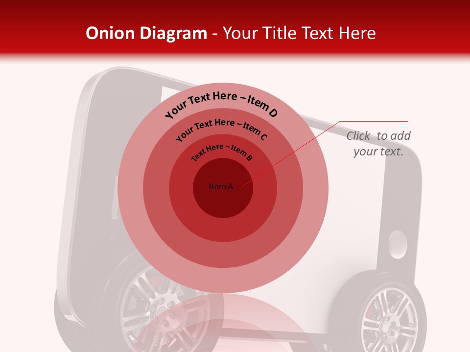 Delivery Tablet Blank PowerPoint Template