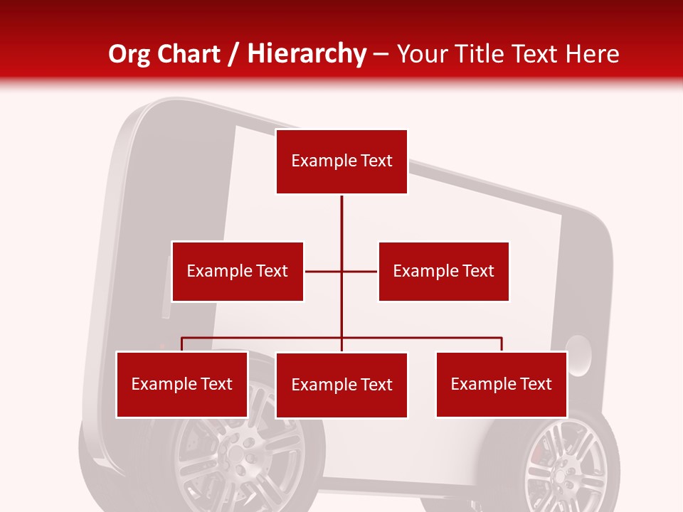 Delivery Tablet Blank PowerPoint Template