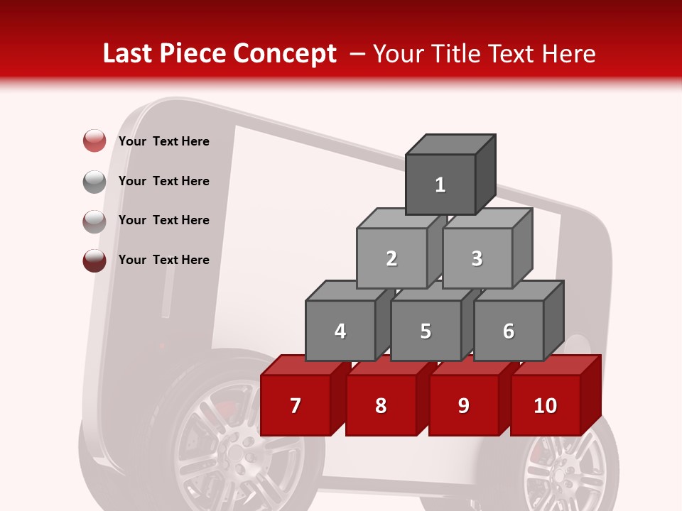 Delivery Tablet Blank PowerPoint Template