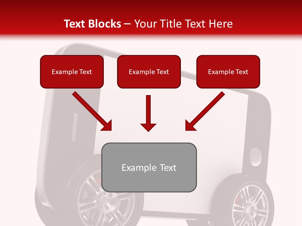 Delivery Tablet Blank PowerPoint Template