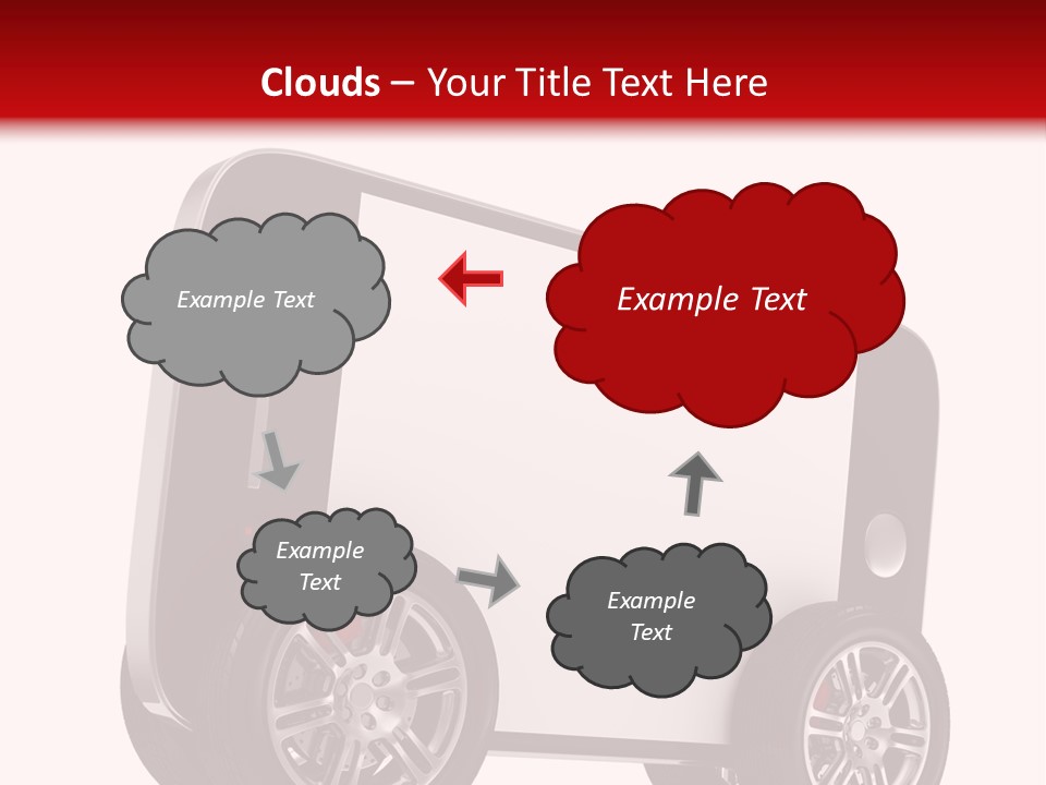 Delivery Tablet Blank PowerPoint Template