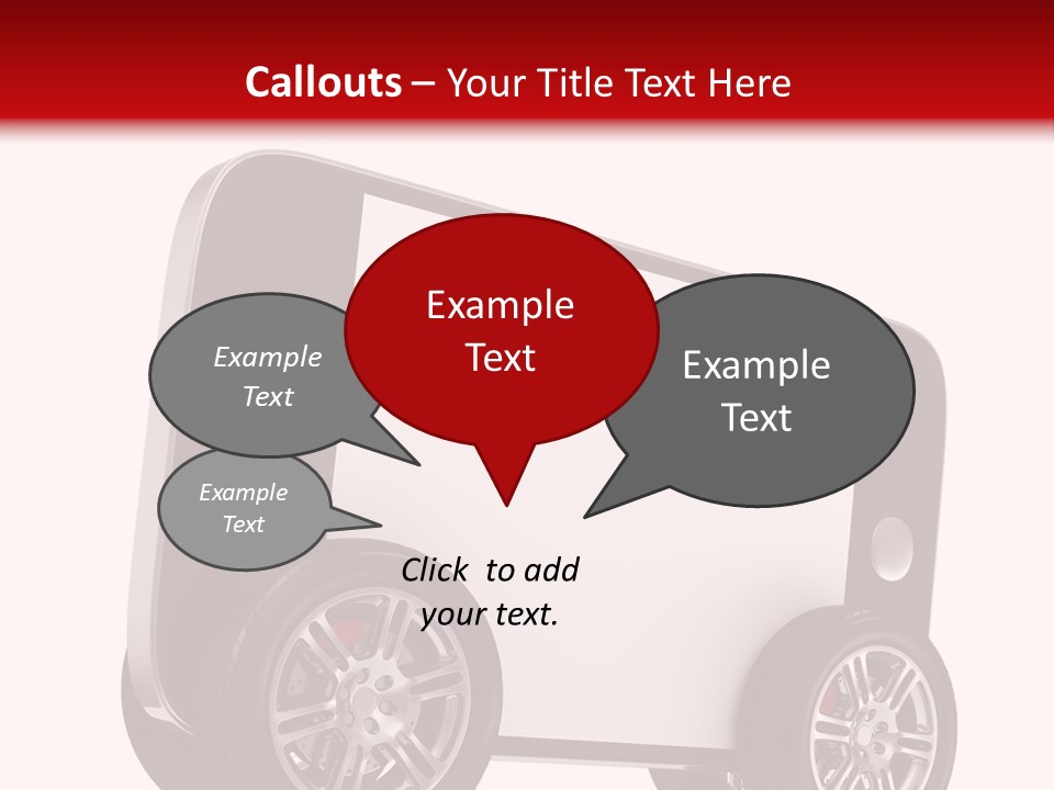 Delivery Tablet Blank PowerPoint Template