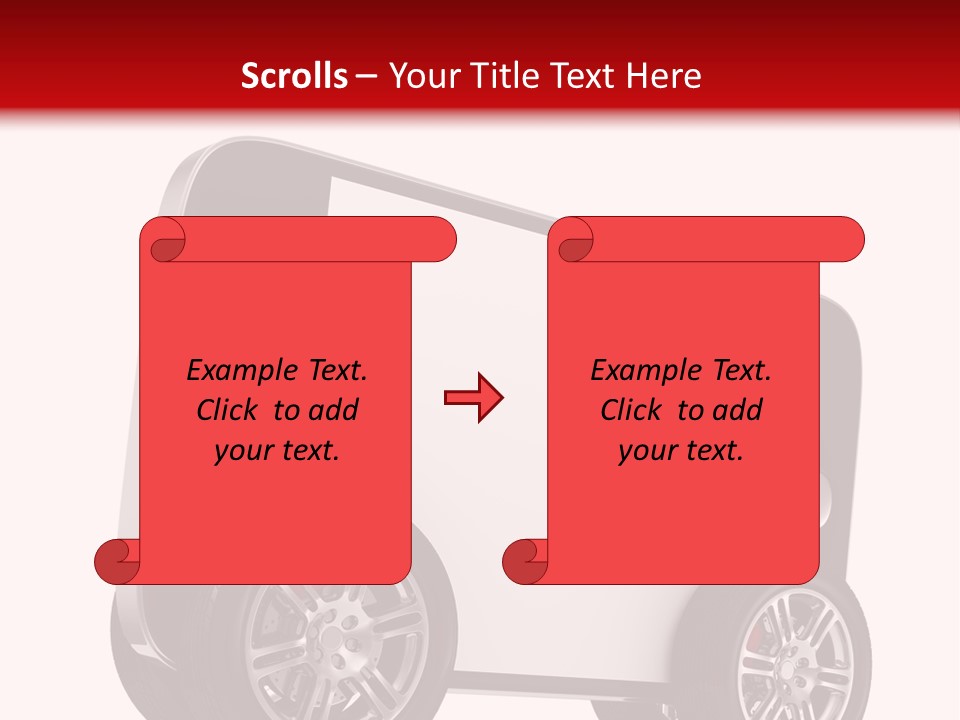 Delivery Tablet Blank PowerPoint Template