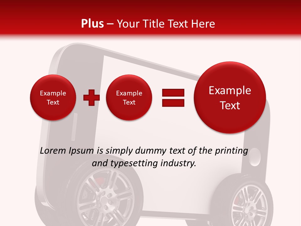 Delivery Tablet Blank PowerPoint Template