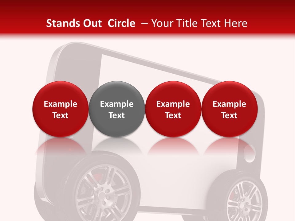 Delivery Tablet Blank PowerPoint Template