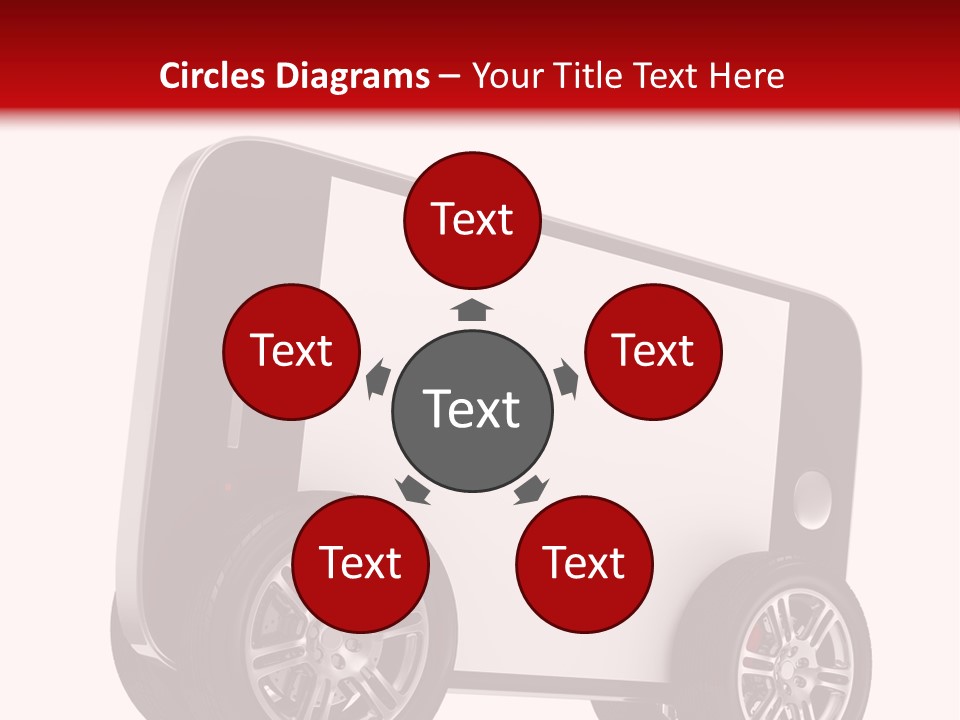 Delivery Tablet Blank PowerPoint Template