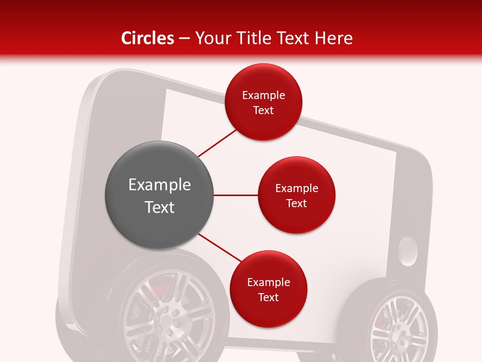 Delivery Tablet Blank PowerPoint Template