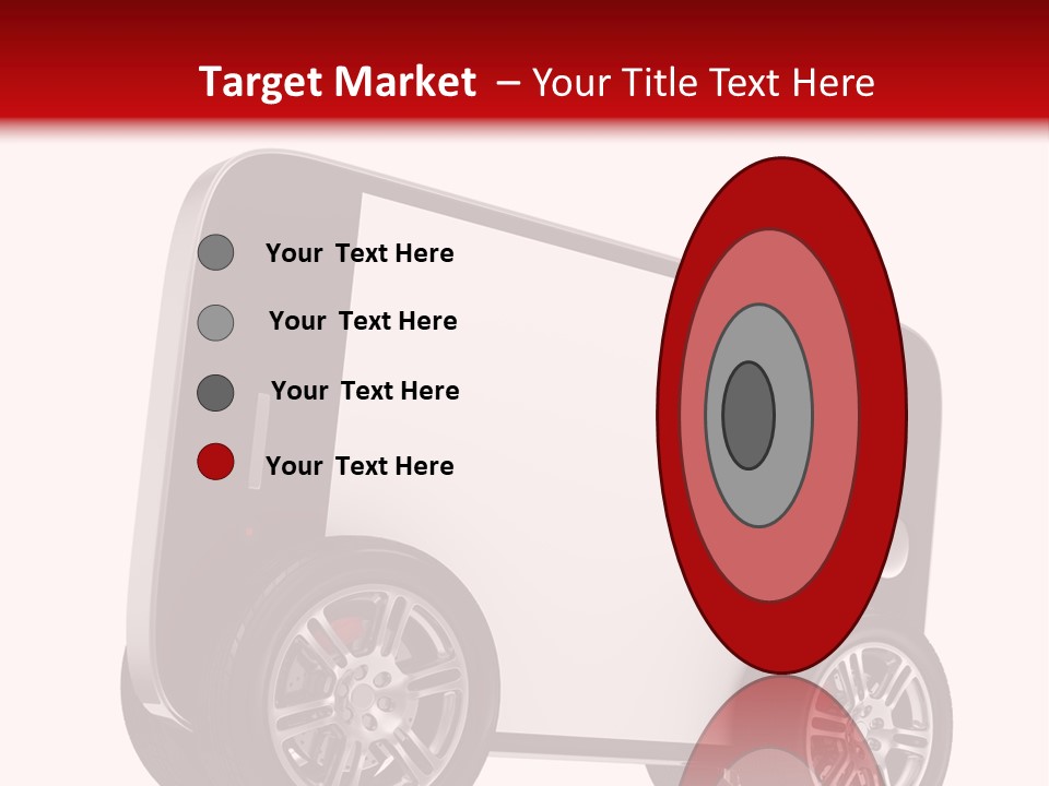 Delivery Tablet Blank PowerPoint Template