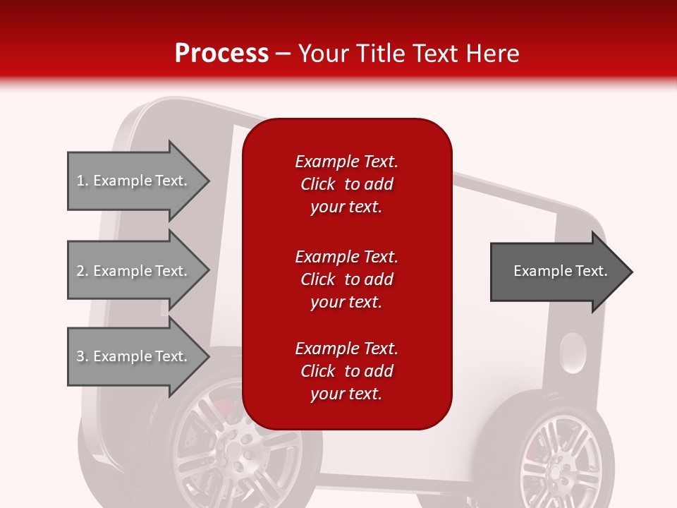 Delivery Tablet Blank PowerPoint Template