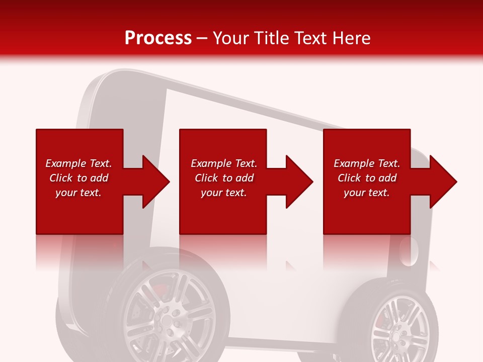 Delivery Tablet Blank PowerPoint Template