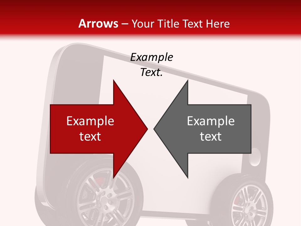 Delivery Tablet Blank PowerPoint Template