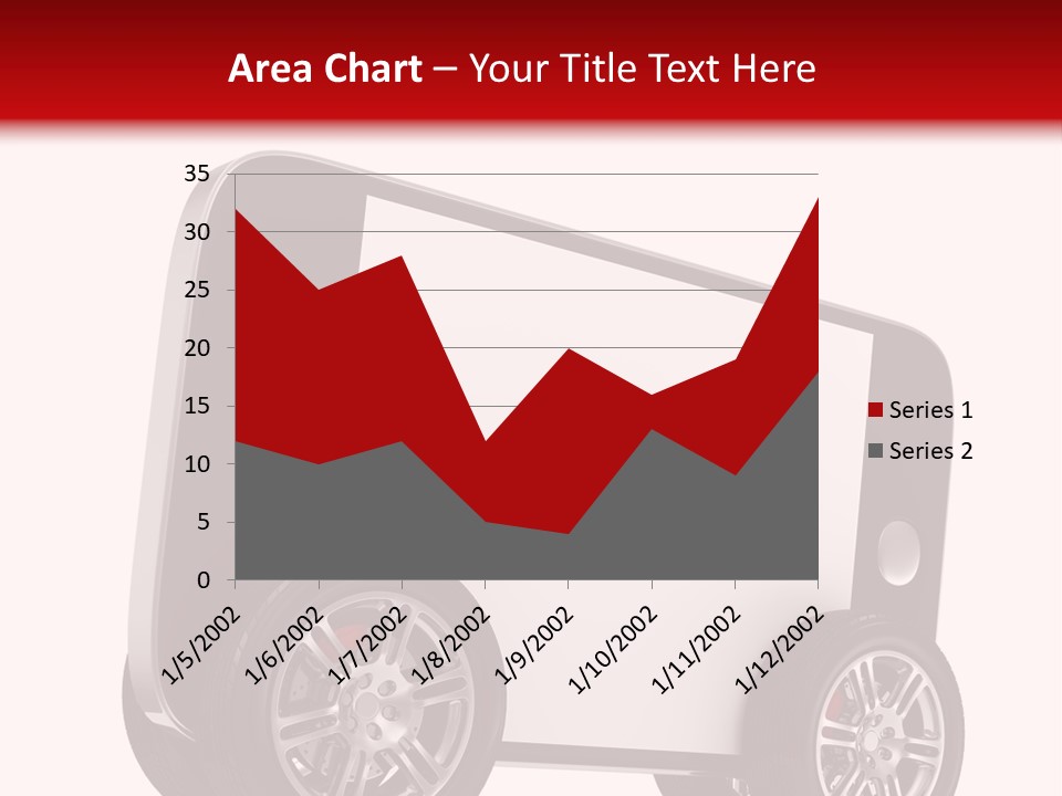 Delivery Tablet Blank PowerPoint Template