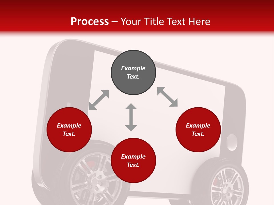 Delivery Tablet Blank PowerPoint Template