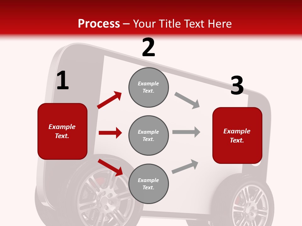 Delivery Tablet Blank PowerPoint Template