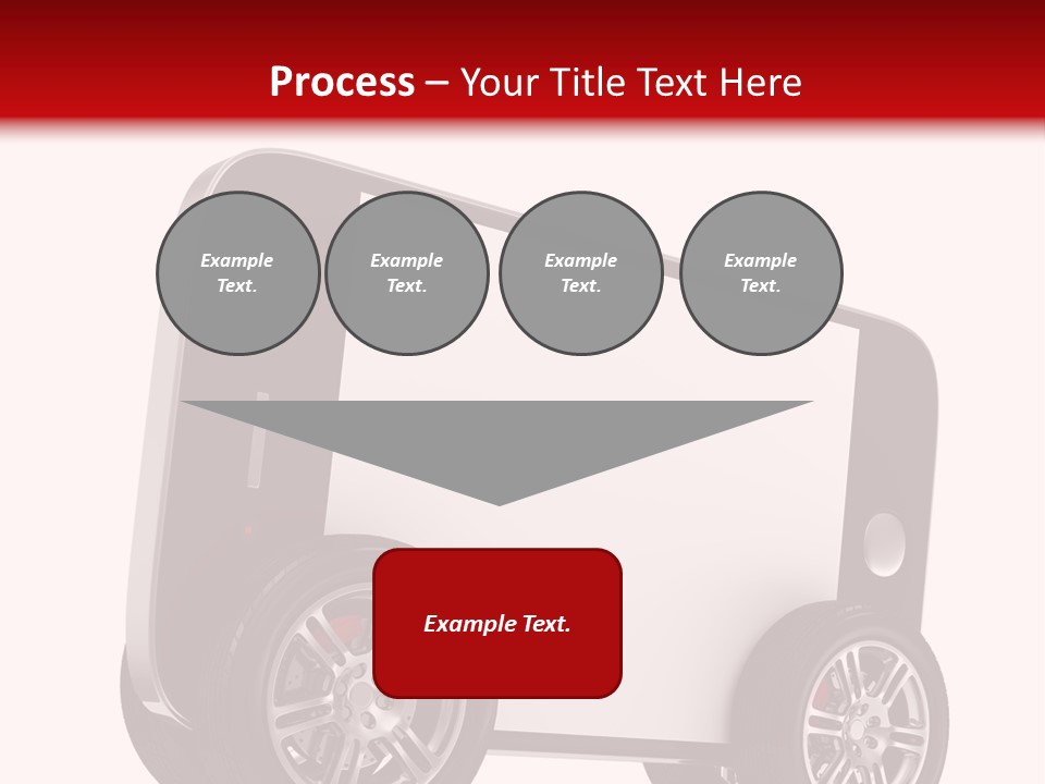 Delivery Tablet Blank PowerPoint Template
