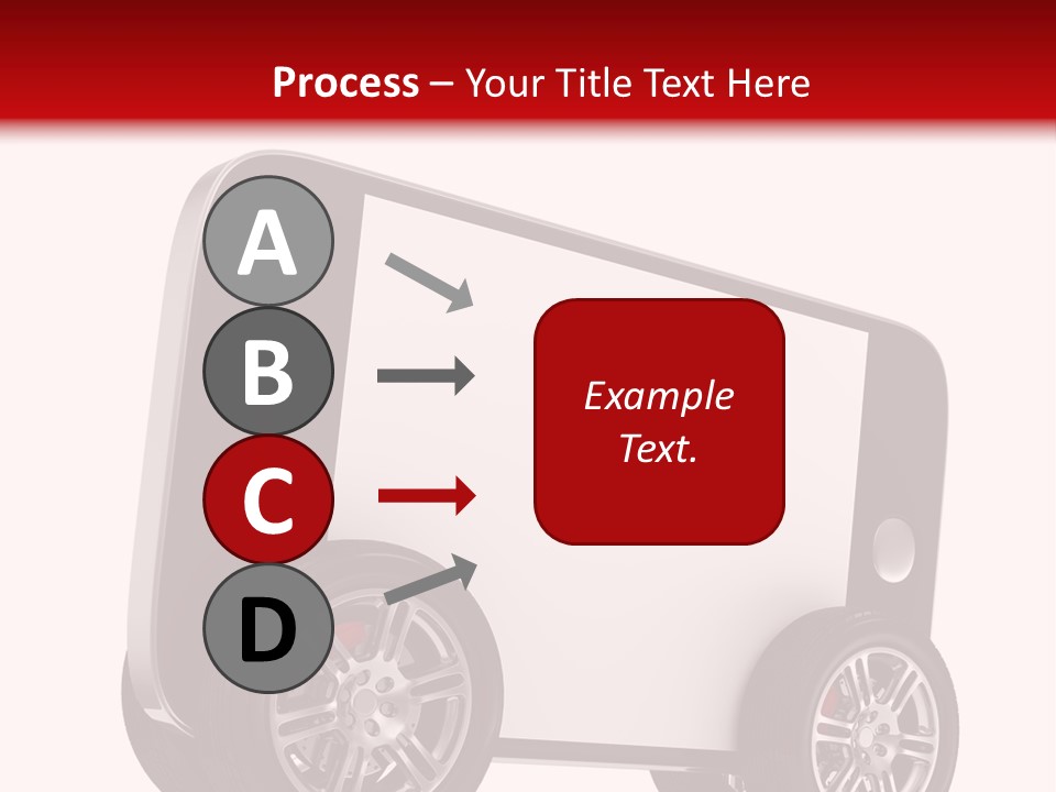 Delivery Tablet Blank PowerPoint Template