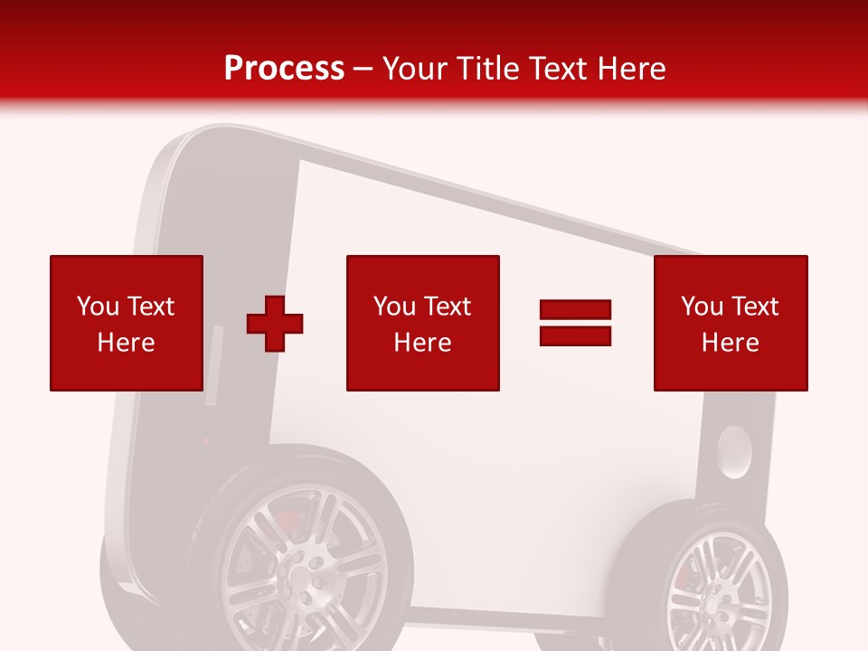 Delivery Tablet Blank PowerPoint Template