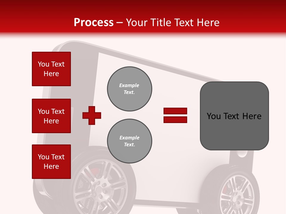 Delivery Tablet Blank PowerPoint Template