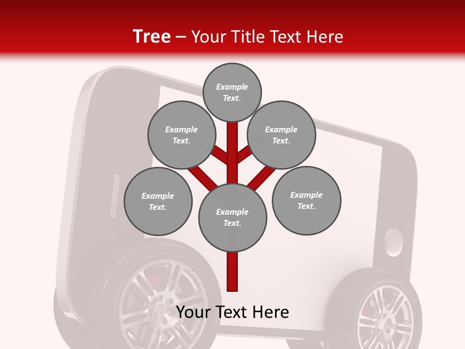 Delivery Tablet Blank PowerPoint Template