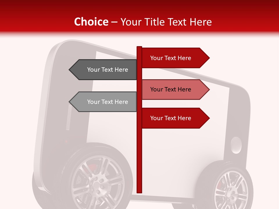 Delivery Tablet Blank PowerPoint Template