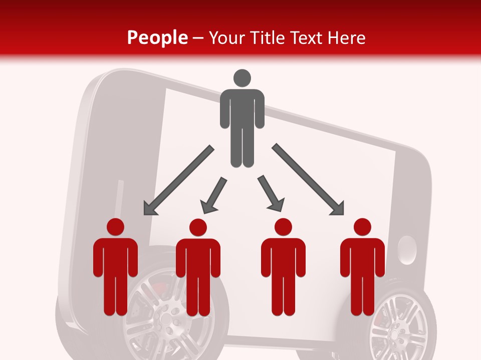 Delivery Tablet Blank PowerPoint Template