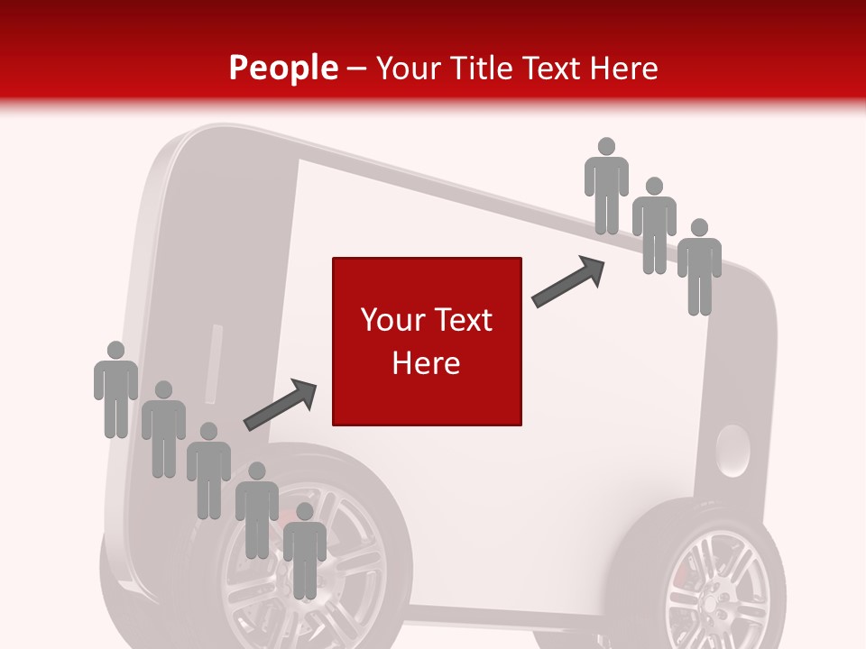 Delivery Tablet Blank PowerPoint Template