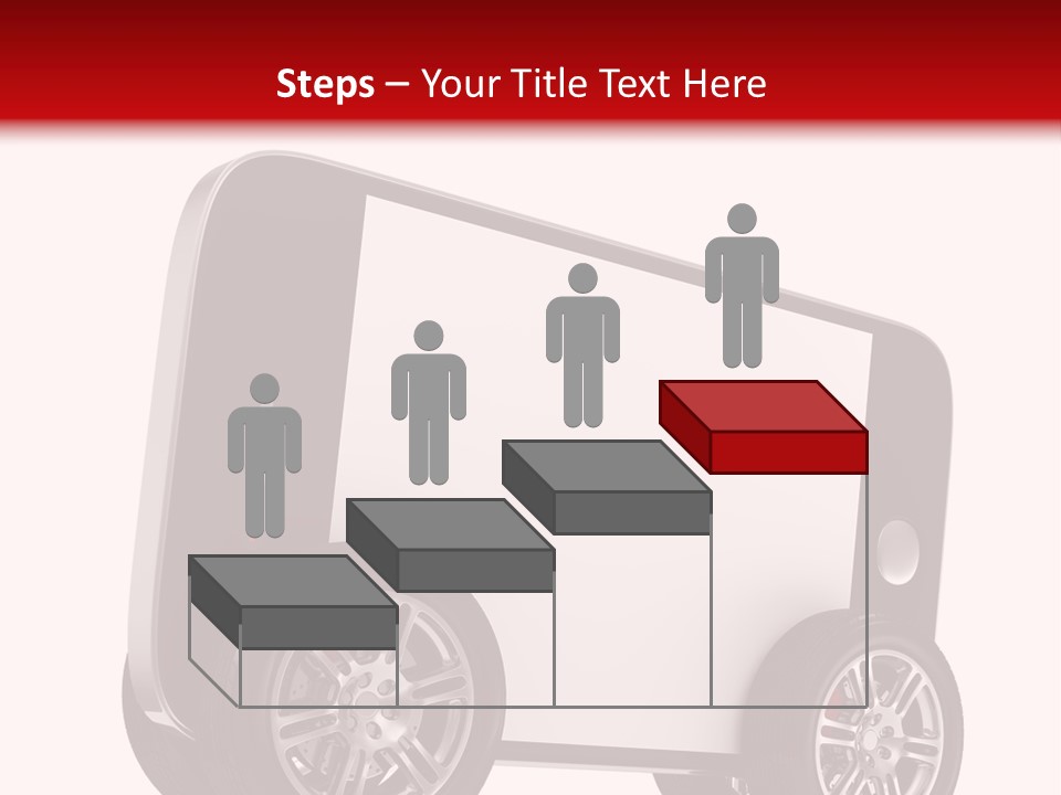 Delivery Tablet Blank PowerPoint Template