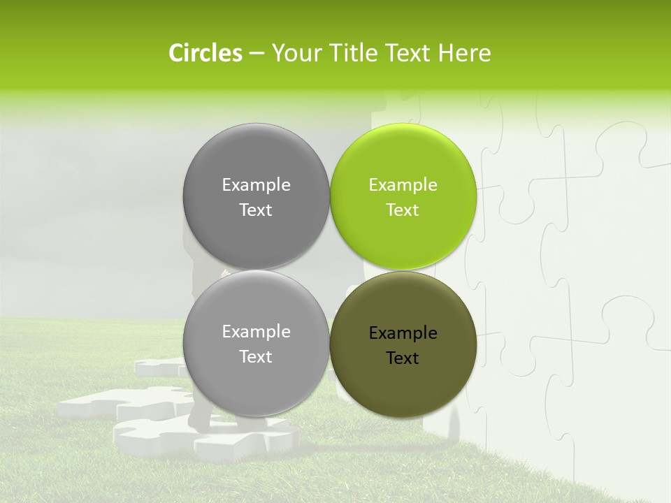 Abstract Fit Help PowerPoint Template