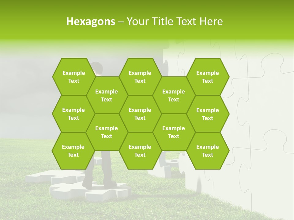 Abstract Fit Help PowerPoint Template