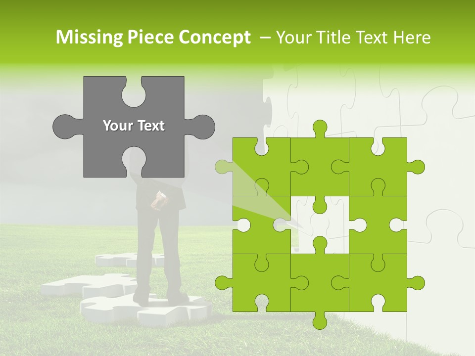 Abstract Fit Help PowerPoint Template