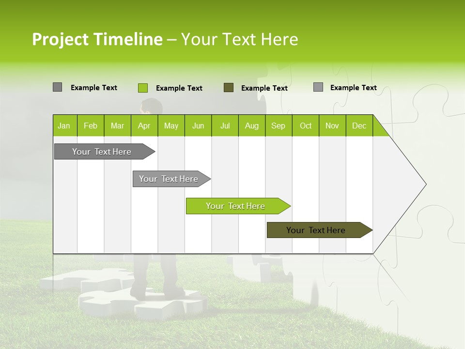 Abstract Fit Help PowerPoint Template