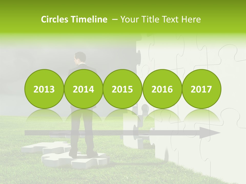 Abstract Fit Help PowerPoint Template