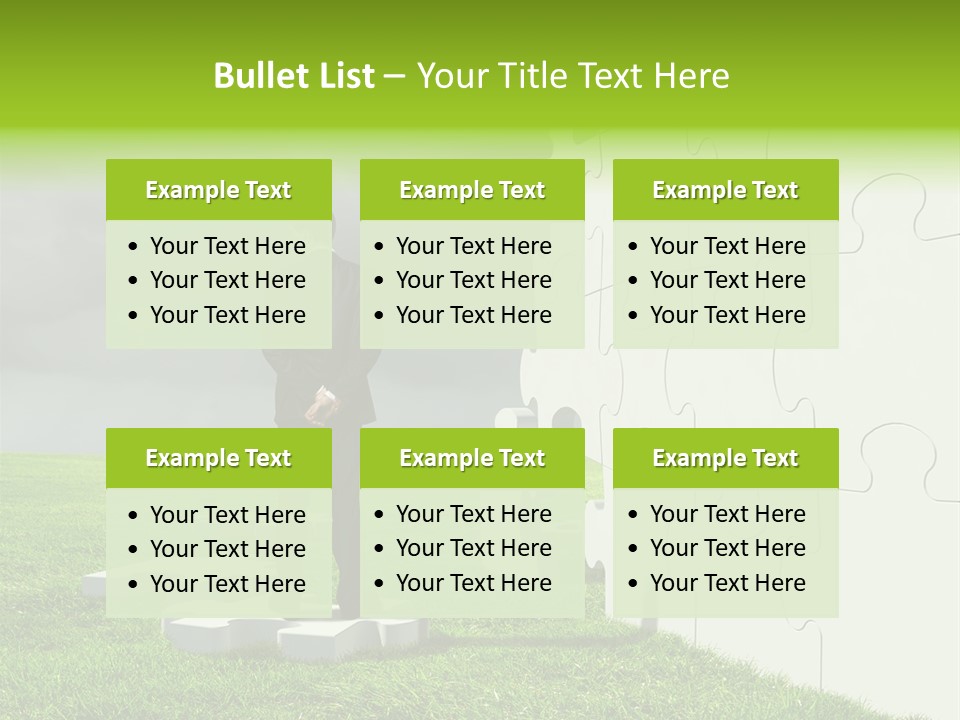 Abstract Fit Help PowerPoint Template