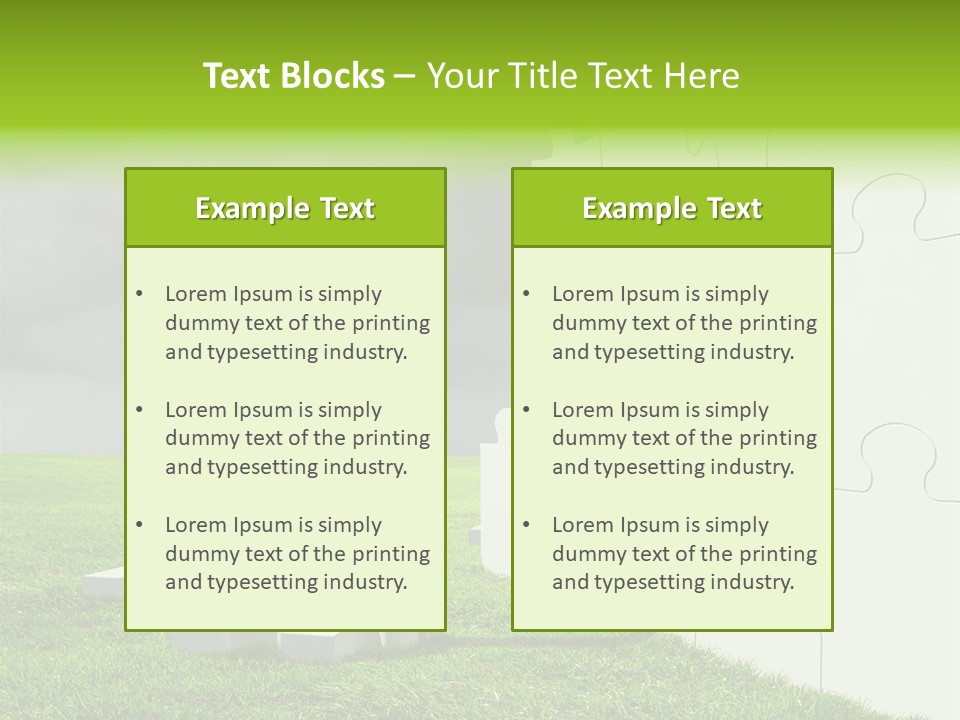 Abstract Fit Help PowerPoint Template