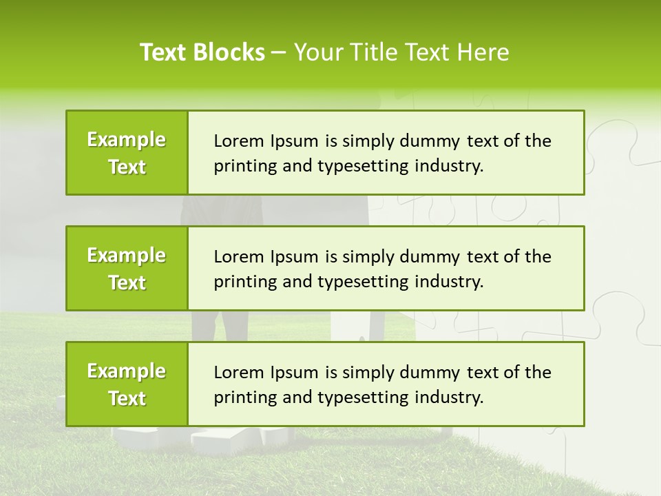 Abstract Fit Help PowerPoint Template
