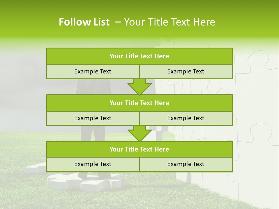 Abstract Fit Help PowerPoint Template