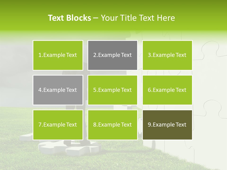 Abstract Fit Help PowerPoint Template