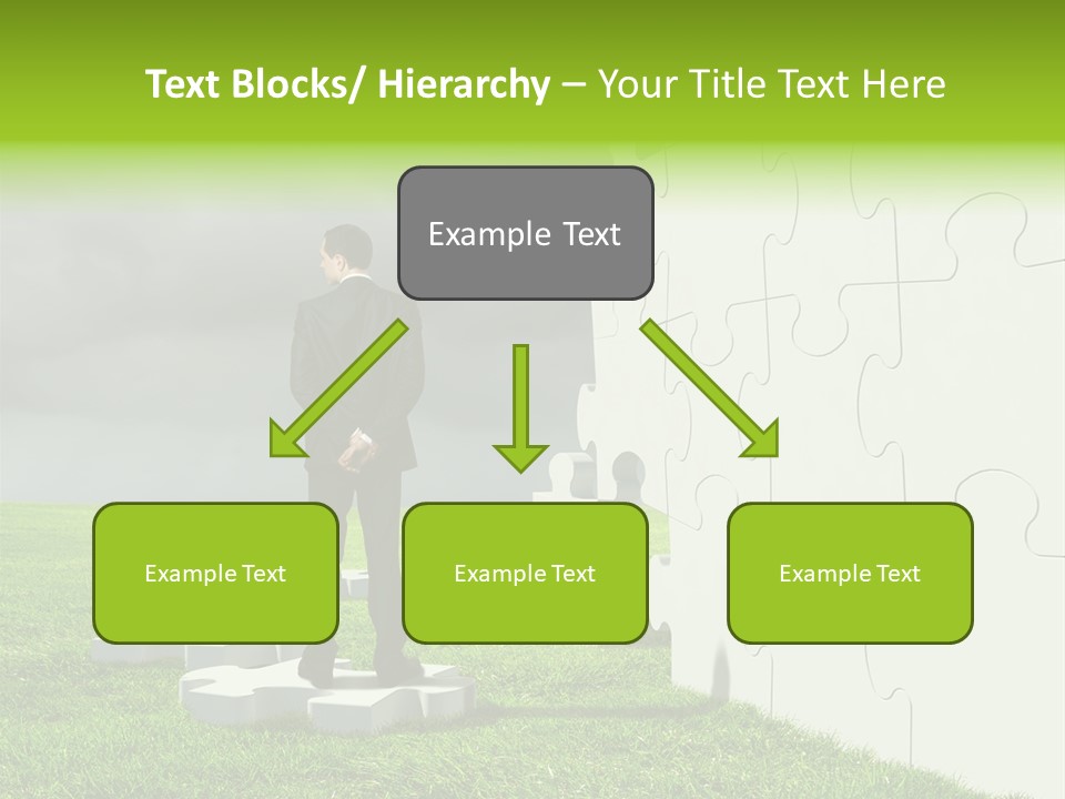Abstract Fit Help PowerPoint Template
