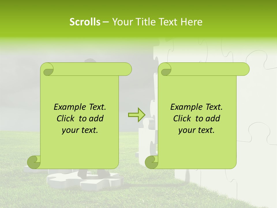 Abstract Fit Help PowerPoint Template