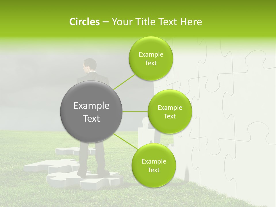 Abstract Fit Help PowerPoint Template