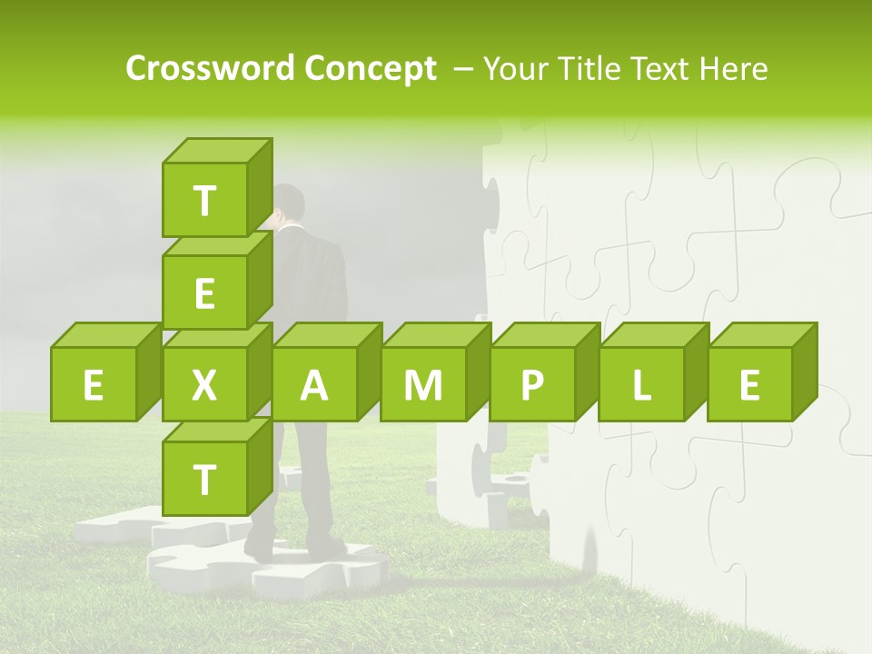 Abstract Fit Help PowerPoint Template