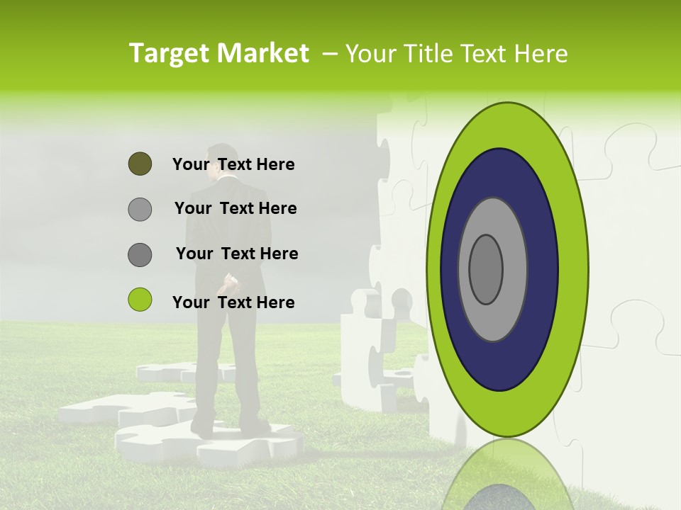 Abstract Fit Help PowerPoint Template