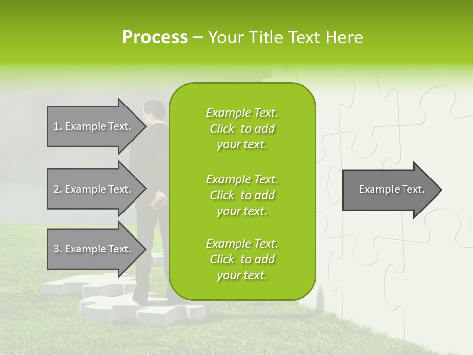Abstract Fit Help PowerPoint Template