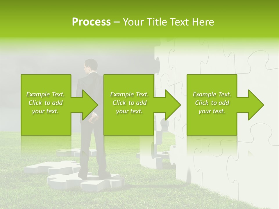Abstract Fit Help PowerPoint Template