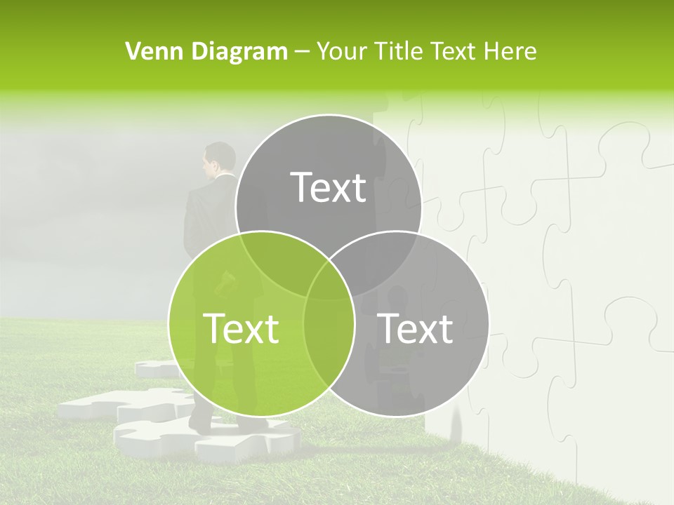 Abstract Fit Help PowerPoint Template