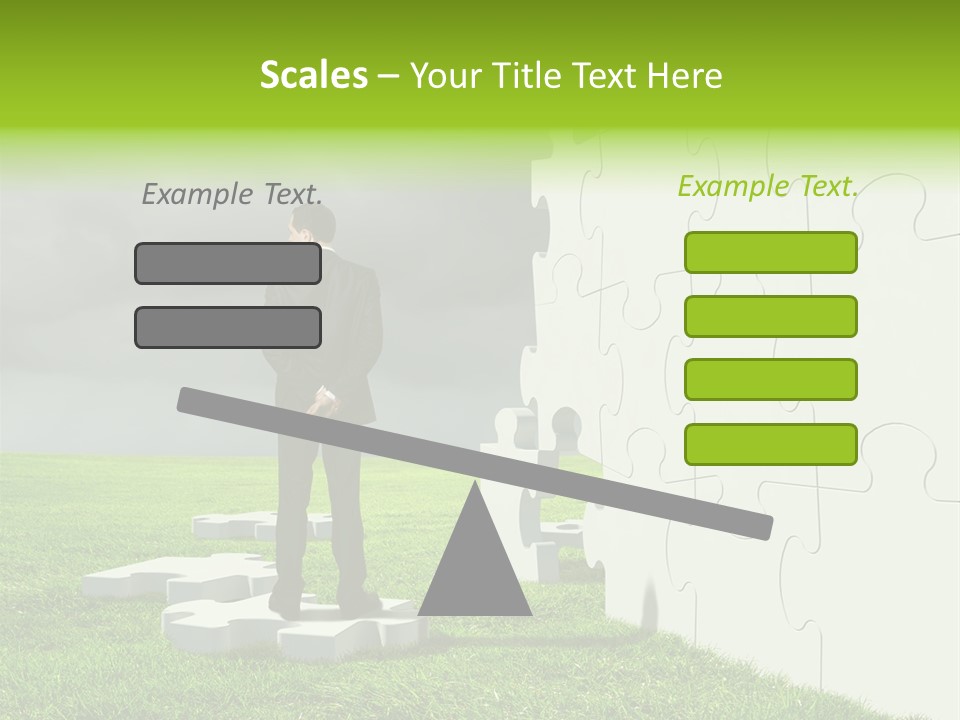 Abstract Fit Help PowerPoint Template