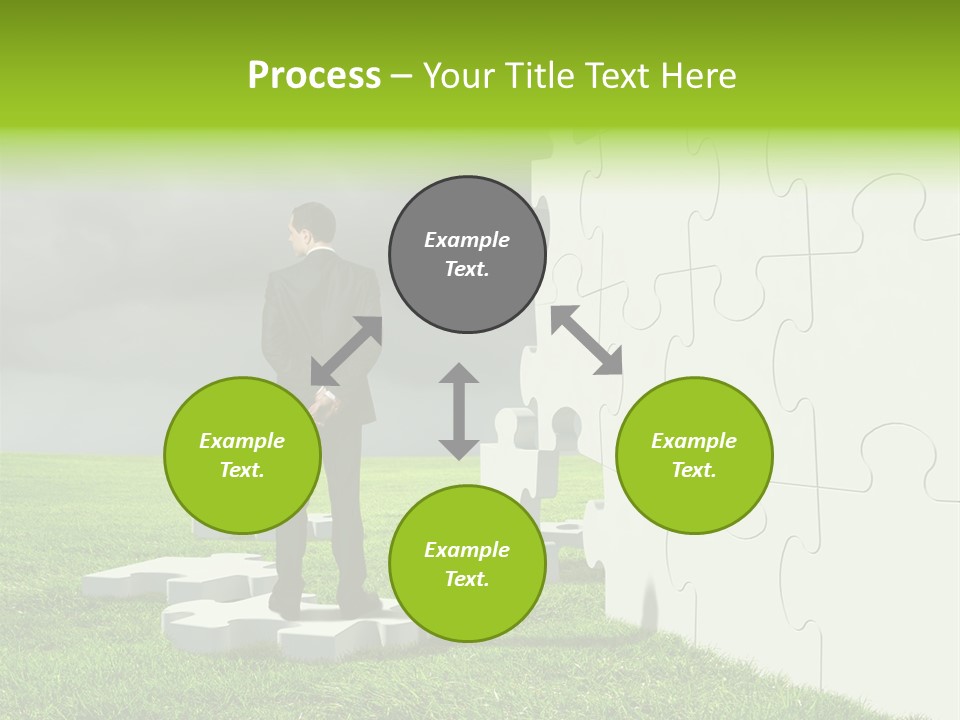 Abstract Fit Help PowerPoint Template