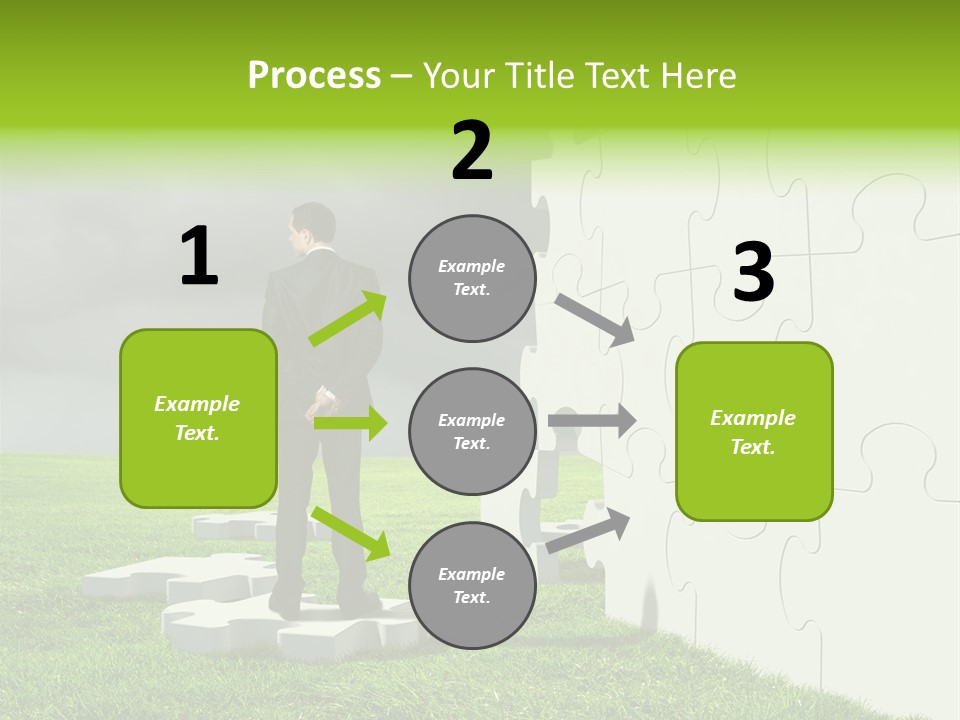 Abstract Fit Help PowerPoint Template